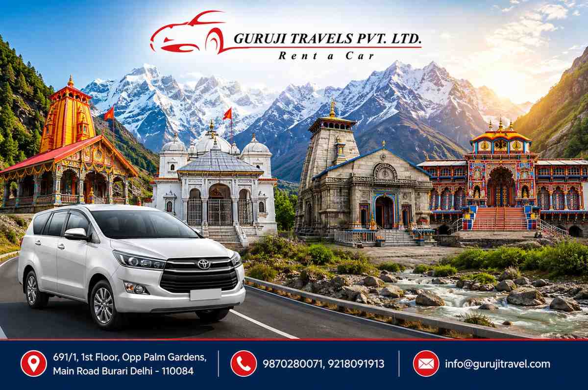 Book Delhi to Chardham Taxi Package | Safe & Comfortable Travel