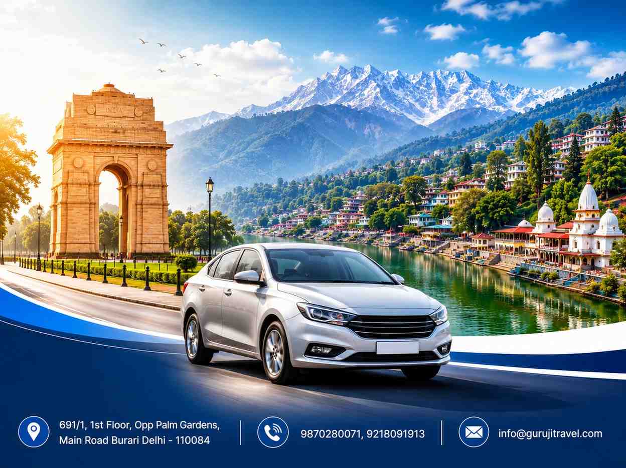 Book Delhi to Haldwani Taxi at Best Prices | 24/7 Cab Service